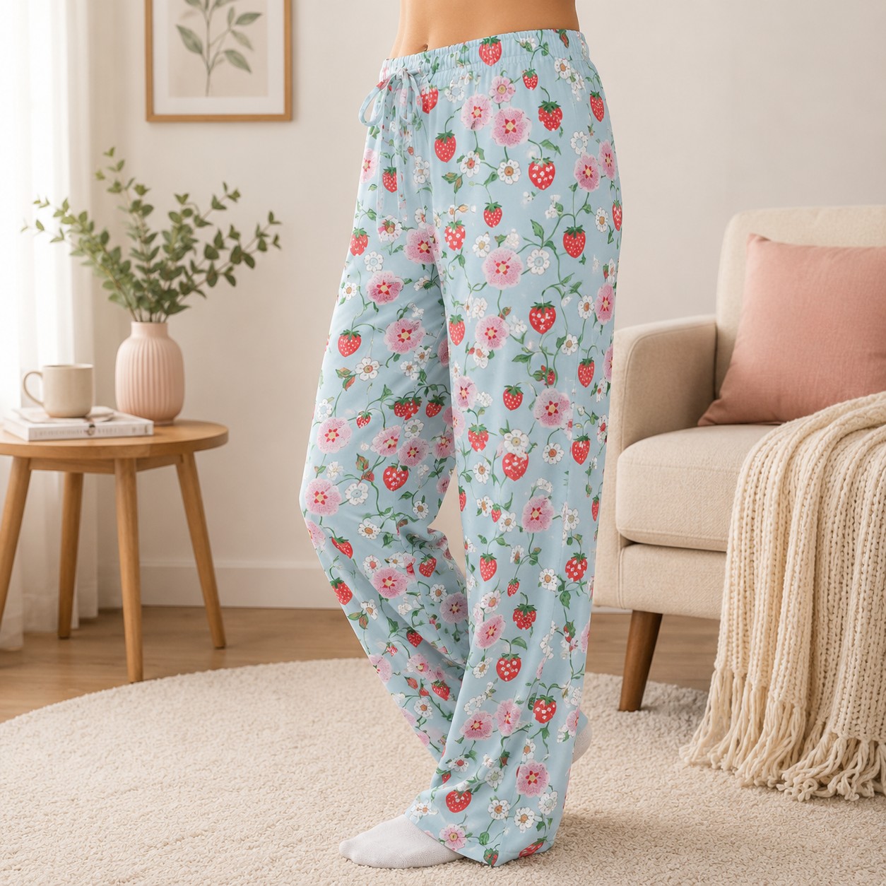 Strawberries in the Meadow Pants